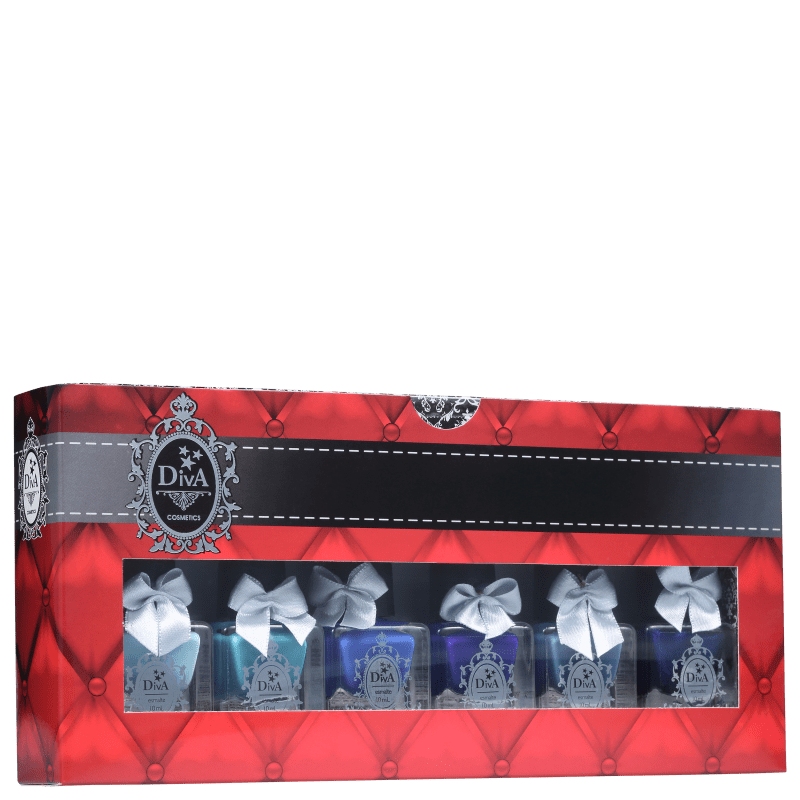 Kit Diva Cosmetics Tudo Blue (6 Produtos)