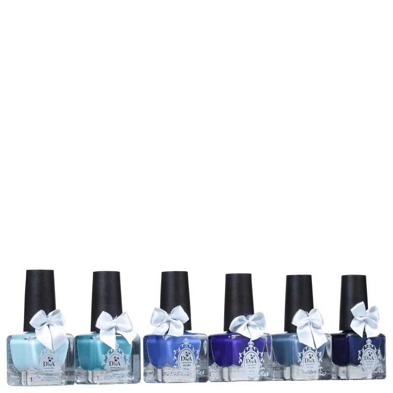 Kit Diva Cosmetics Tudo Blue (6 Produtos)