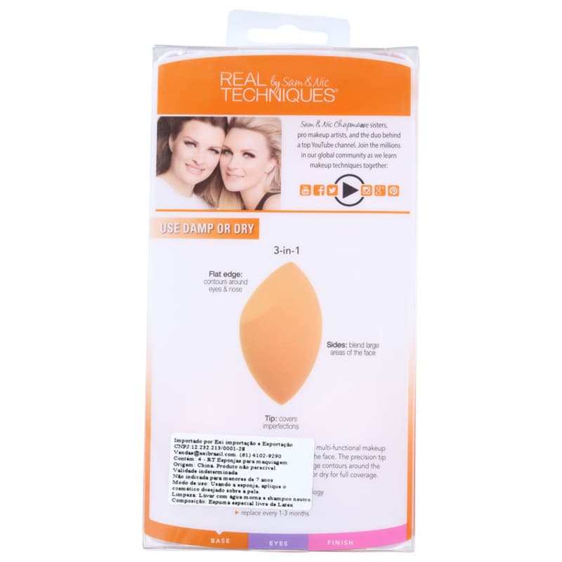 Kit Real Techniques 4 Miracle Complexion Sponges (4 Produtos)