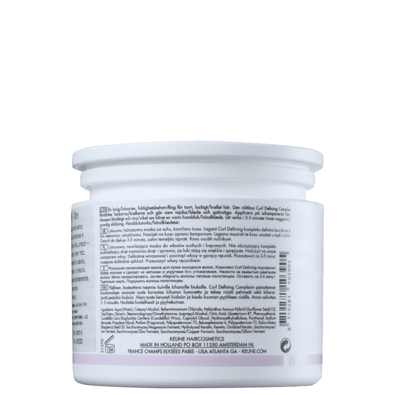 Keune Care Curl Control - Máscara de Hidratação 200ml