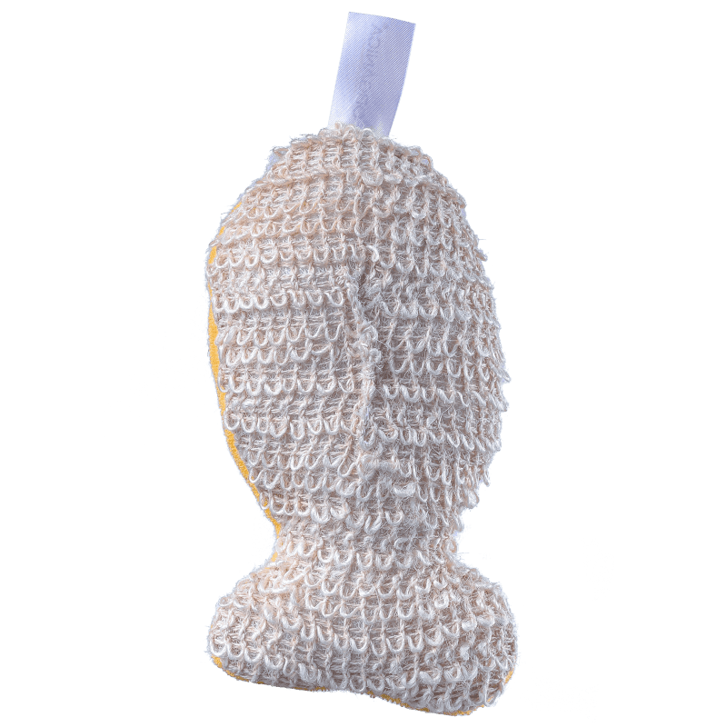 Orgânica Bath Toy Peixinho Amarelo - Esponja de Banho