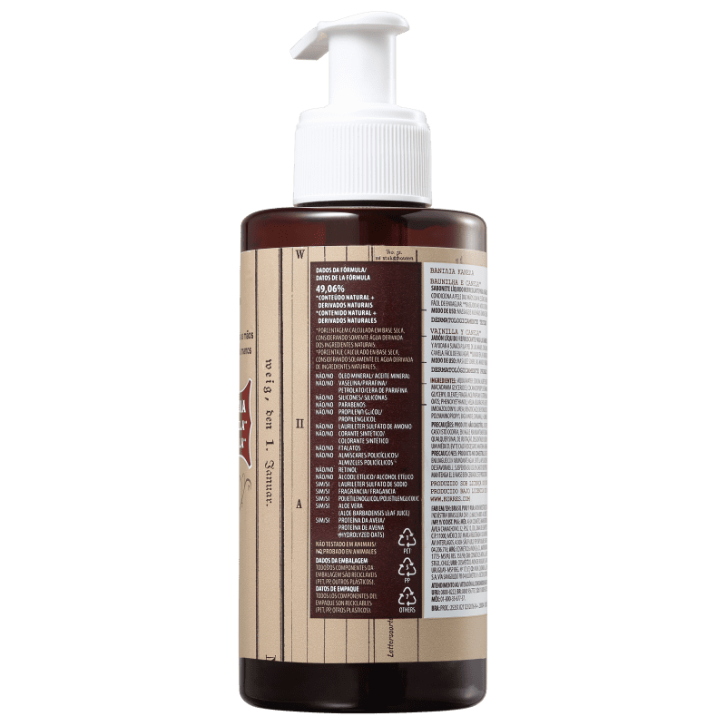 Korres Baunilha e Canela - Sabonete Líquido para as Mãos 200ml