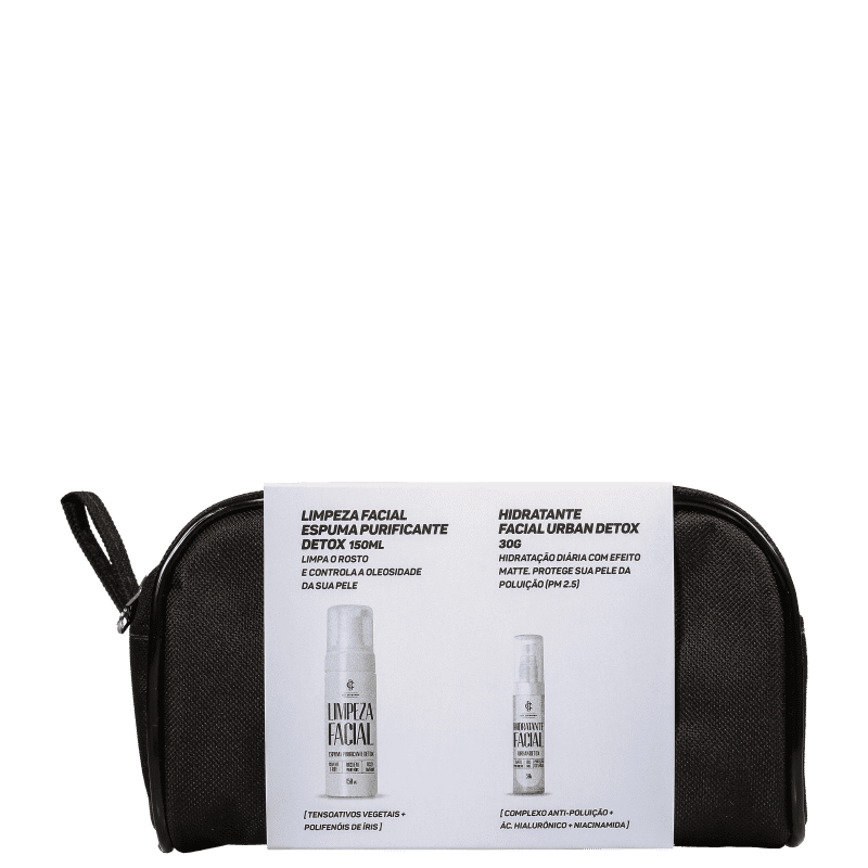 Kit Cia da Barba The White Collection (2 Produtos + Nécessaire)