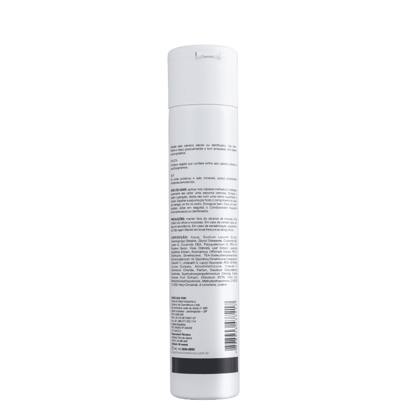 Acquaflora Antioxidante Secos ou Danificados - Shampoo Desamarelador 300ml