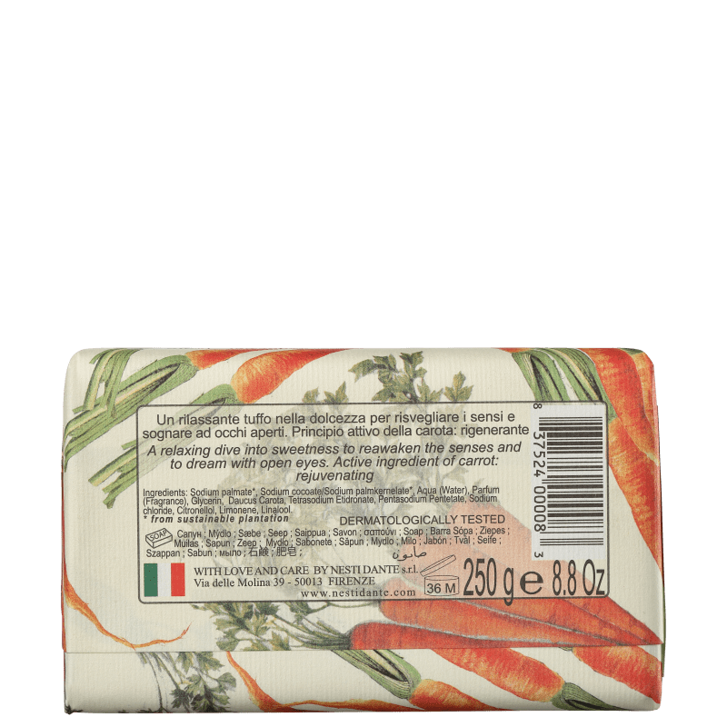 Nesti Dante Horto Botanico Cenoura - Sabonete em Barra 250g
