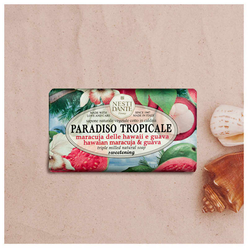 Nesti Dante Paradiso Tropicale Maracujá do Havaí e Goiaba - Sabonete em Barra 250g