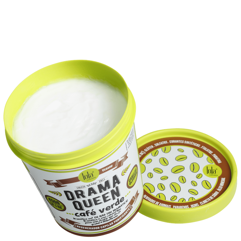 Lola Cosmetics Drama Café Verde - Máscara Capilar 450g