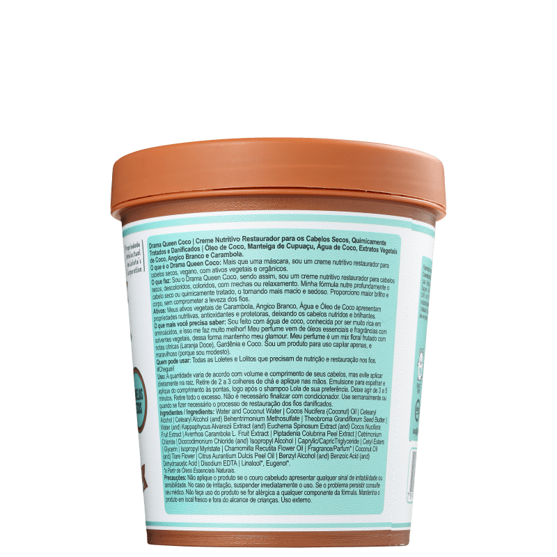 Lola Cosmetics Drama Queen Coco - Máscara Capilar 450g
