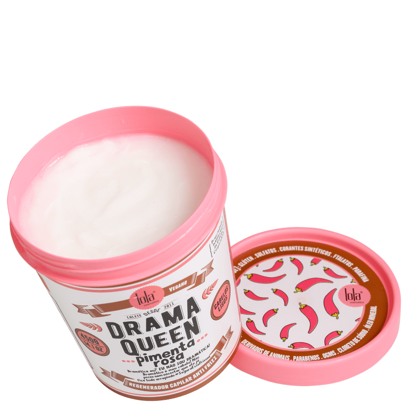 Lola Cosmetics Drama Queen Pimenta Rosa - Máscara Capilar 450g