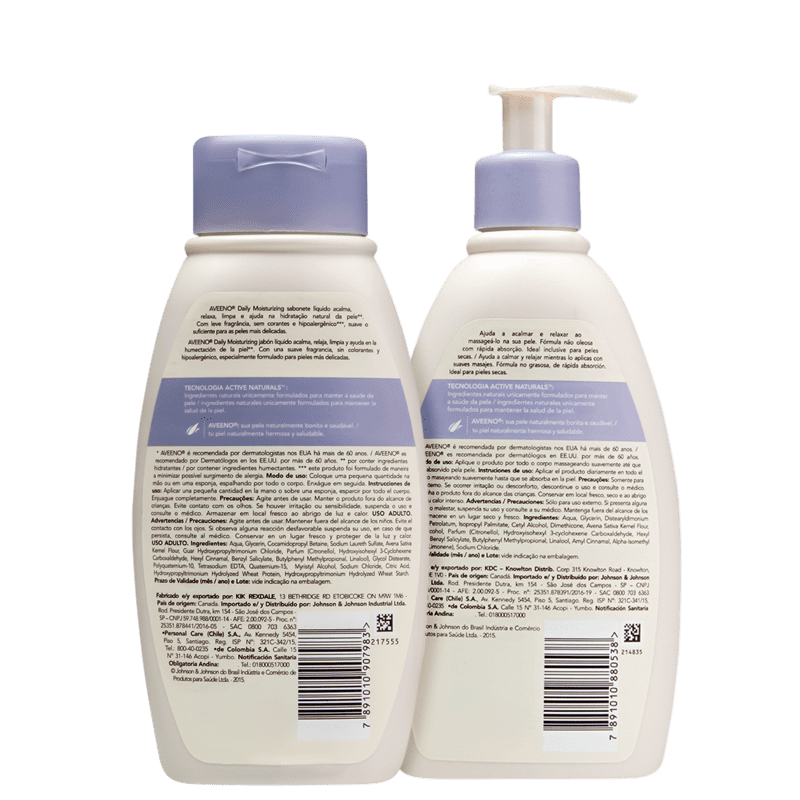 Kit Aveeno Daily Moisturizing Lavanda e Ylang Duo (2 Produtos)
