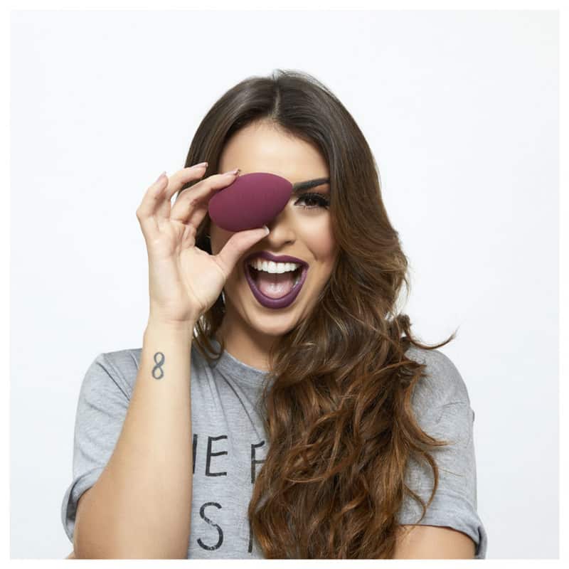 Mariana Saad Flat Blend - Esponja de Maquiagem Vinho