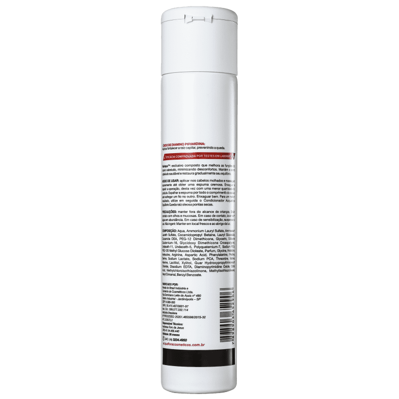 Acquaflora Equilíbrio Queda Raiz Oleosa Pontas Secas - Shampoo Antiqueda 300ml