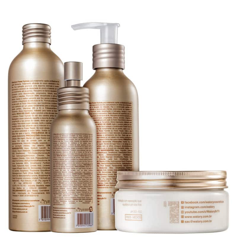 Kit Walory Hydrate Completo (4 Produtos)