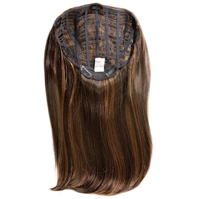 Hairdo Chocolate Com Mechas Cobre - Aplique Liso em Camadas 48cm