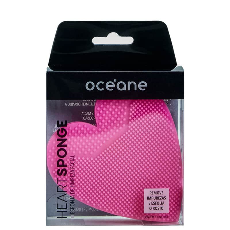 Heart Sponge Pink - Esponja de Limpeza Facial