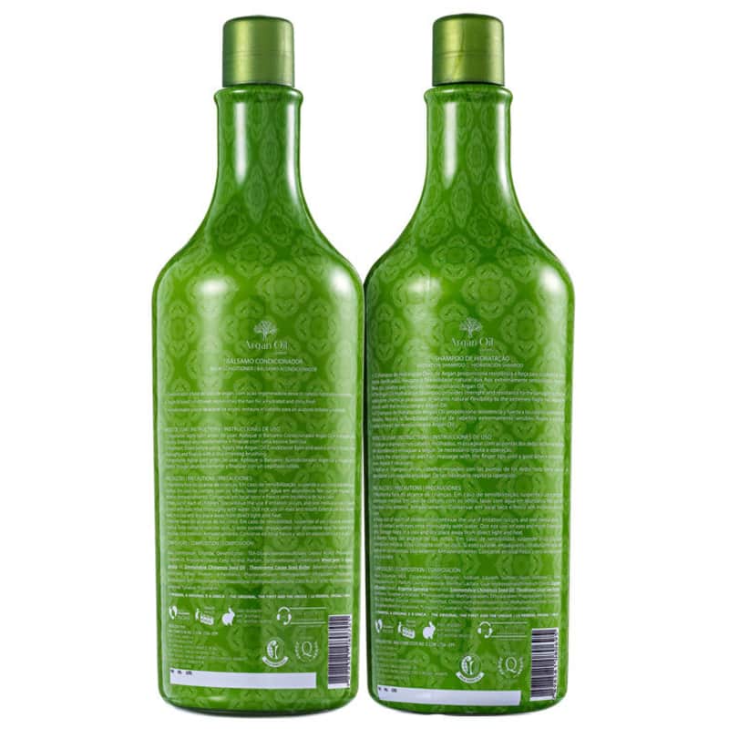 Kit Inoar Argan Oil System Argan Oil Salon Duo (2 Produtos)