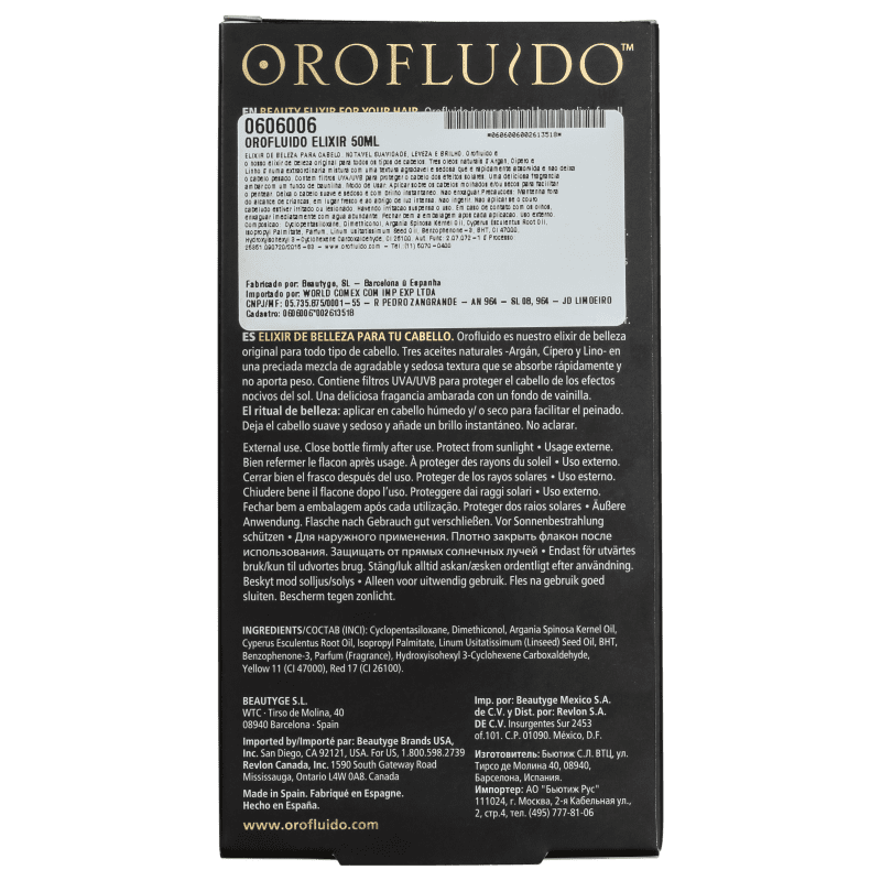 Orofluido Elixir - Óleo Capilar 50ml