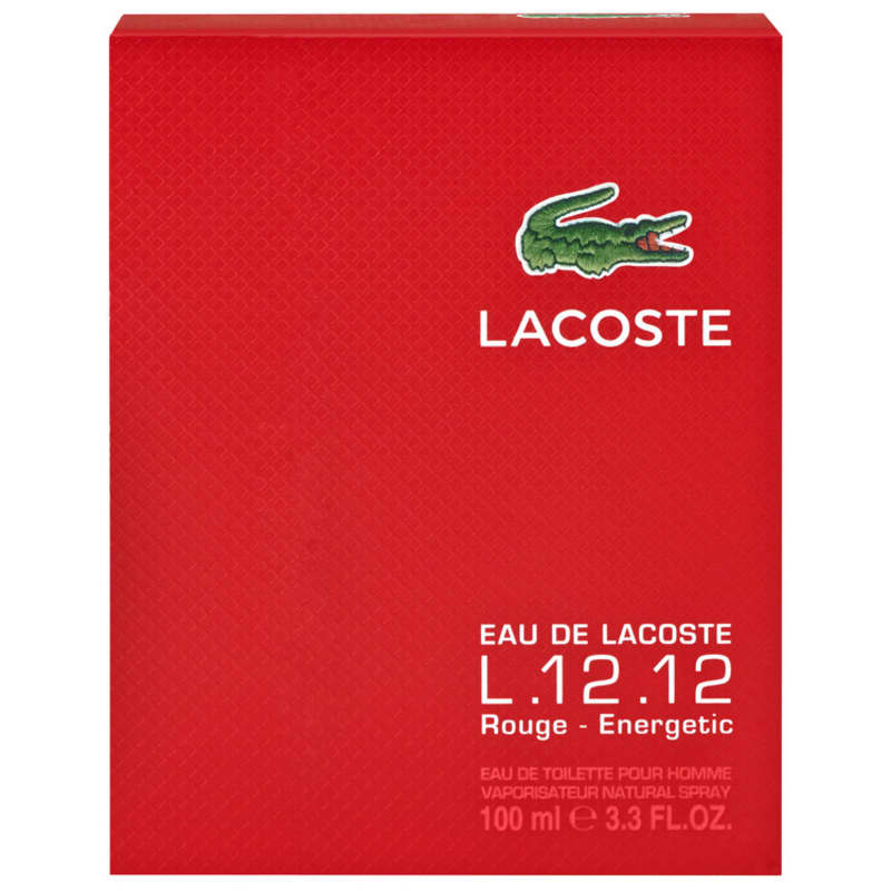 L.12.12 Rouge Lacoste Eau de Toilette - Perfume Masculino 100ml
