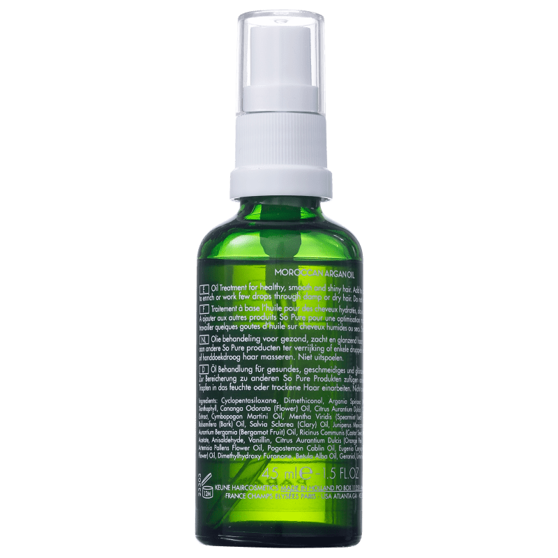 Keune So Pure Natural Balance Moroccan Argan - Óleo Capilar 45ml