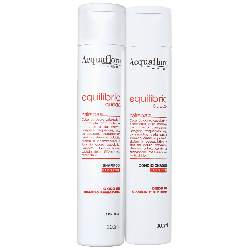Kit Acquaflora Equilíbrio Queda Raiz Oleosa Duo (2 Produtos)
