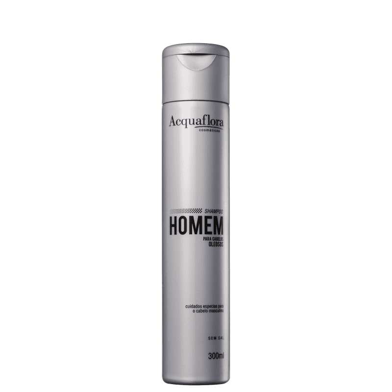 Acquaflora Homem Cabelos Oleosos - Shampoo sem Sal 300ml
