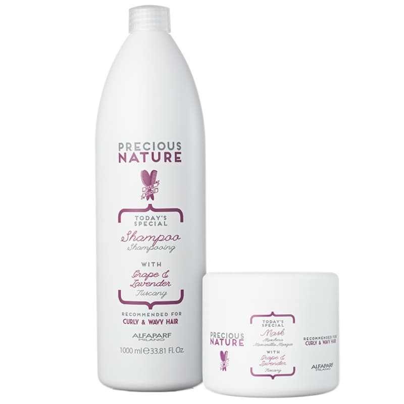 Kit Alfaparf Precious Nature Grape & Lavender Salon Duo (2 Produtos)