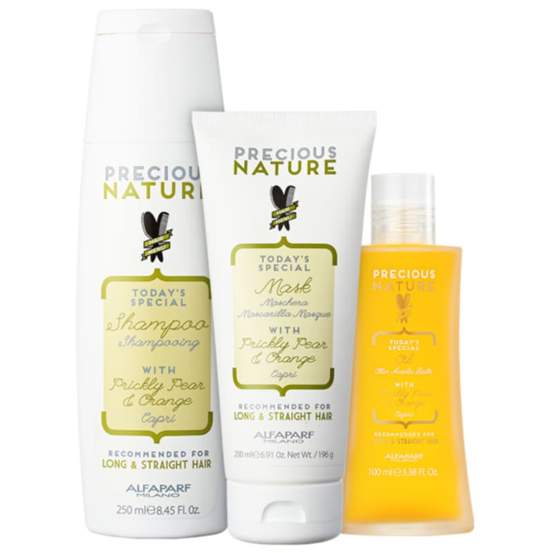 Kit Alfaparf Precious Nature Prickly Pear & Orange Trio (3 Produtos)