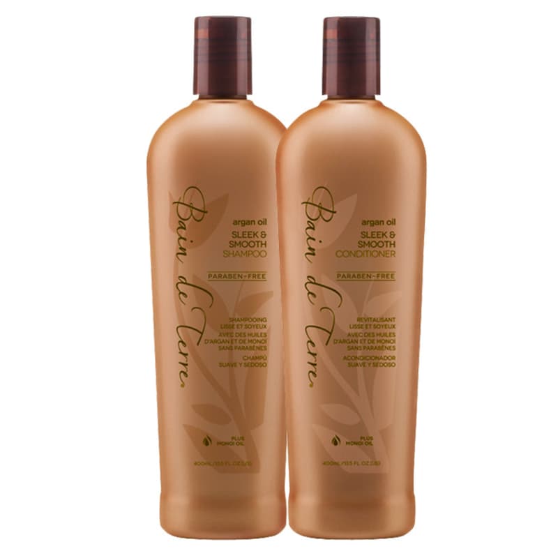 Bain de Terre Argan Oil Sleek & Smooth Duo Kit (2 Produtos)