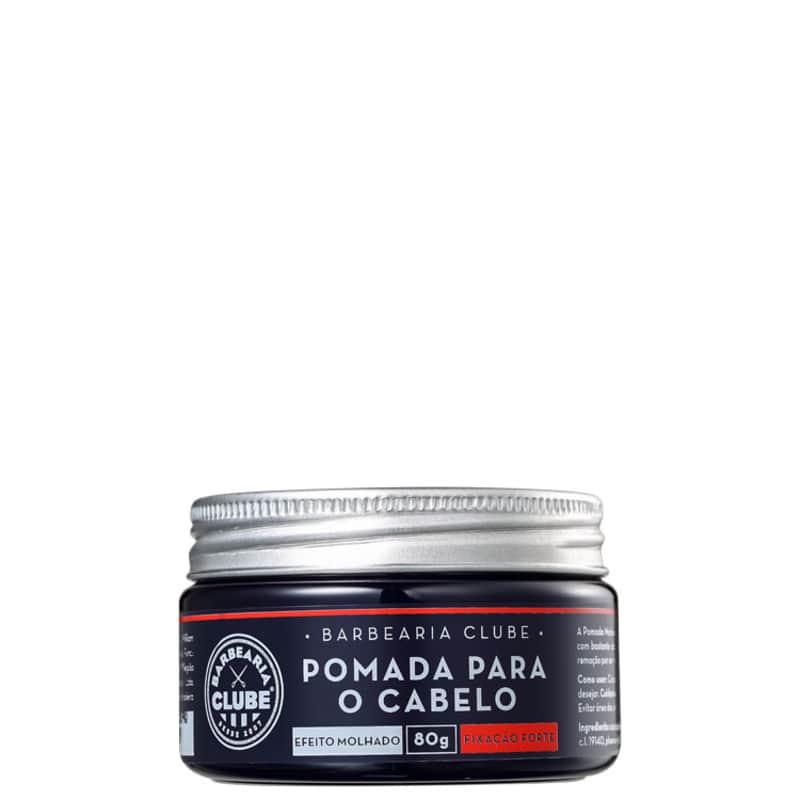 Barbearia Clube Efeito Molhado - Pomada Modeladora 80g