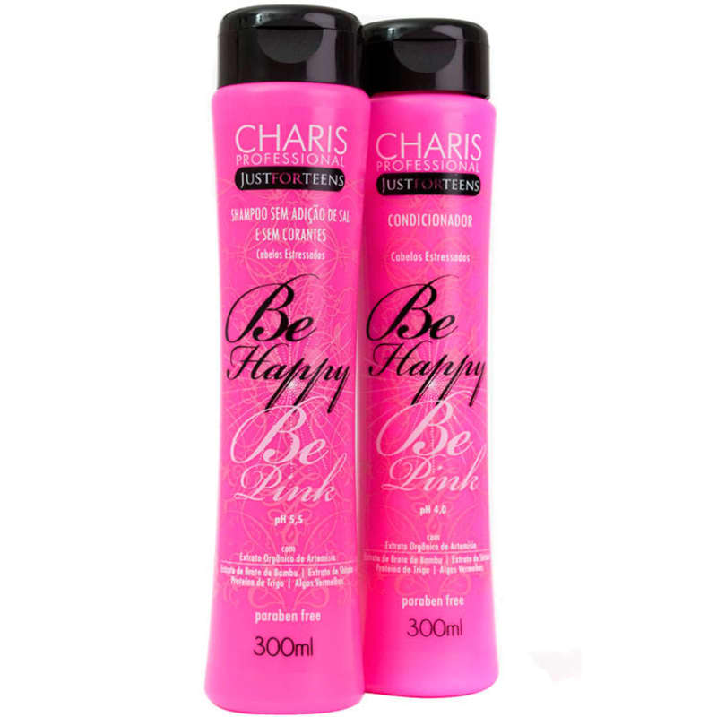 Kit Charis Just For Teens Be Happy Be Pink Duo (2 Produtos)
