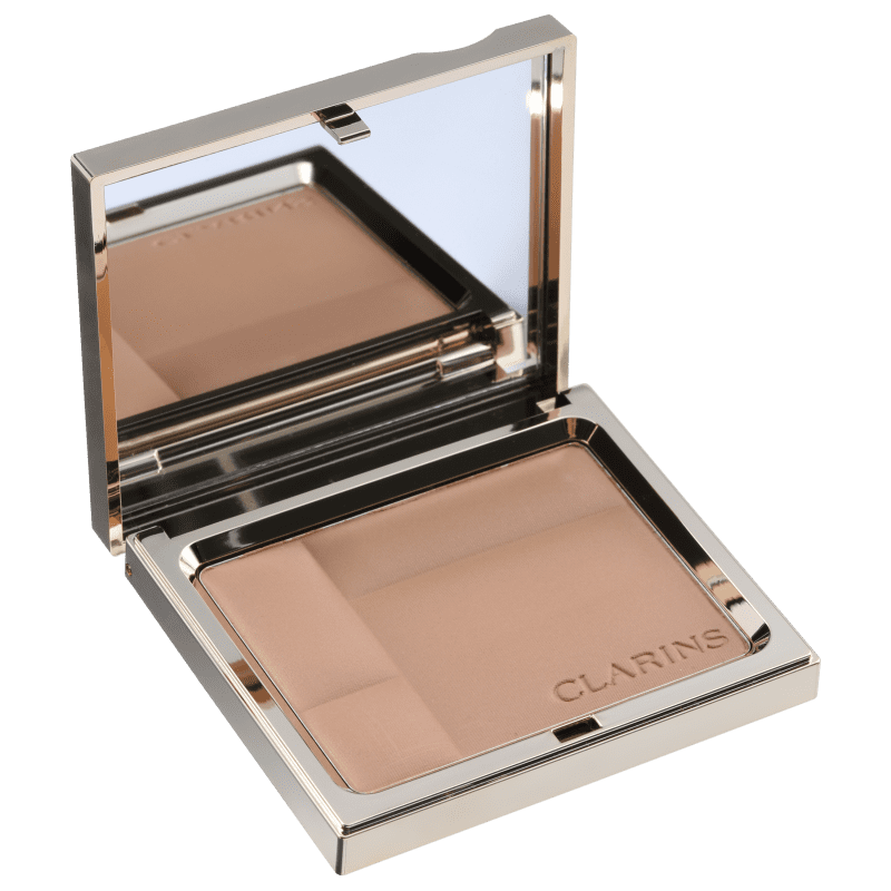 Clarins Ever Matte Shine Control Mineral Powder Compact 03 Transparent Warm - Pó Compacto Matte