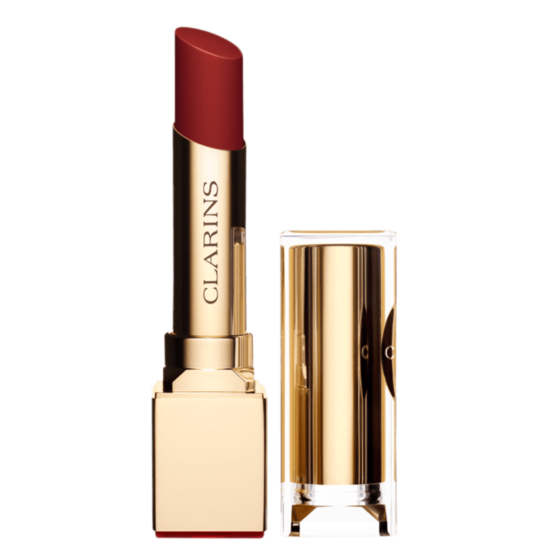 Clarins Rouge Eclat Satin Finish Age-Defying 22 Paprika - Batom Cremoso 3g