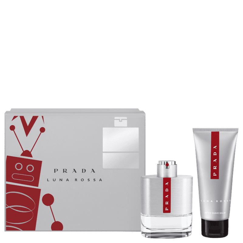 Conjunto Luna Rossa Prada Masculino - Eau de Toilette 100ml + Pós-Barba 100ml