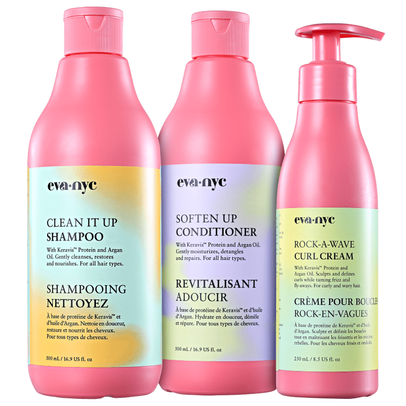 Eva NYC Rock-And-Wave Curl Professional Kit (3 Produtos)