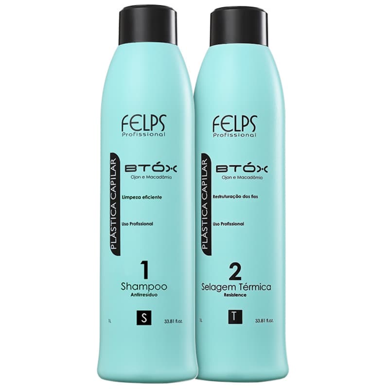 Kit Felps Profissional Plástica Capilar Btóx Selagem Térmica (2 Produtos)