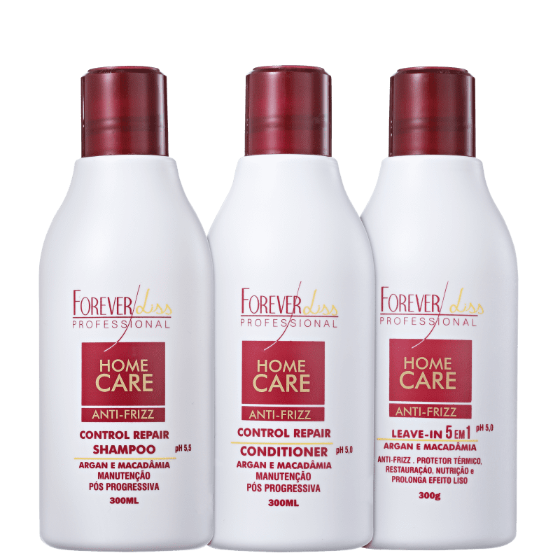 Kit Forever Liss Professional Home Care Anti-Frizz Liso Protegido (3 Produtos)