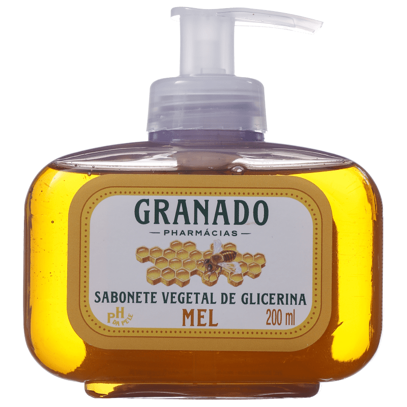 Granado Sabonete Vegetal de Glicerina e Mel - Sabonete Líquido 200ml