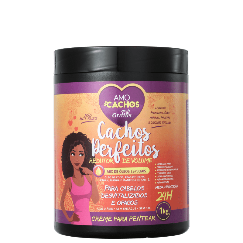 Griffus Amo Cachos Perfeitos - Creme de Pentear 1000g