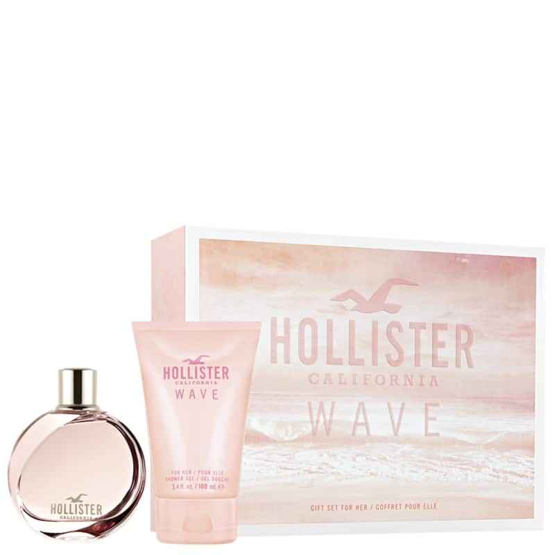 Conjunto Wave For Her Hollister Feminino - Eau de Parfum 100ml + Gel de Banho 100ml