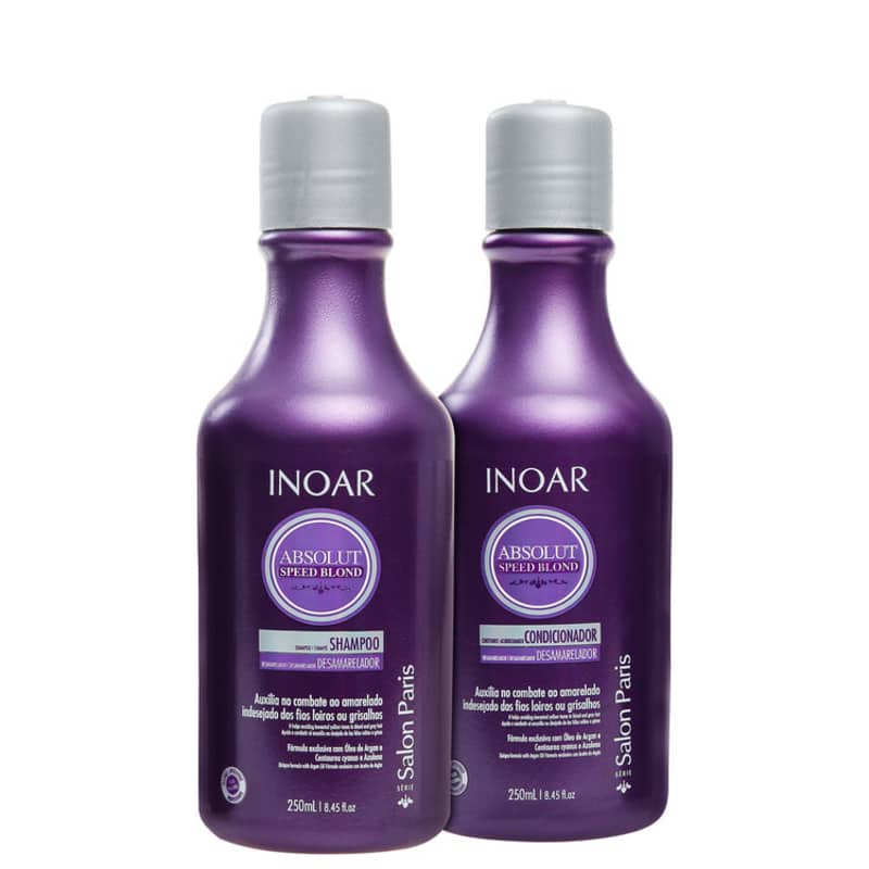Kit Inoar Absolut Speed Blond Duo Violet (2 Produtos)