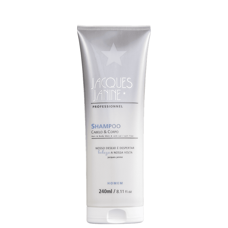 Jacques Janine Professionnel Exclusivo para Homens Cabelo & Corpo - Shampoo 240ml