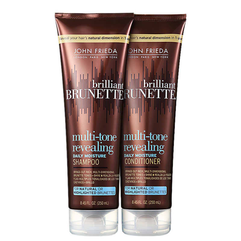 Kit John Frieda Brilliant Brunette Moisturizing Duo (2 Produtos)