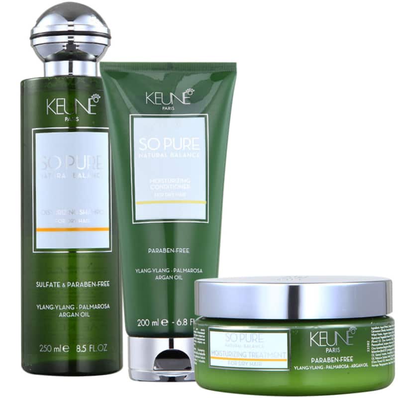 Kit Keune So Pure Moisturizing Treatment (3 Produtos)