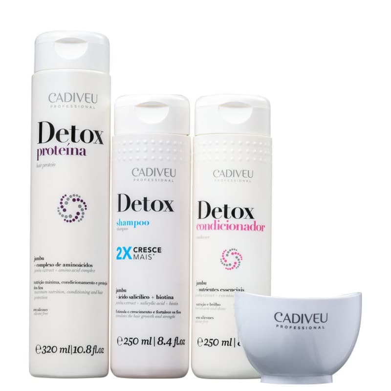 Kit Cadiveu Professional Detox Home Care + Pote (3 Produtos)