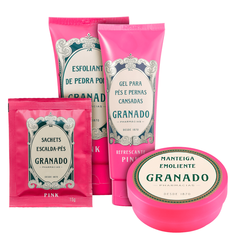 Kit Granado Pink SPA Relaxante para os Pés (4 produtos)
