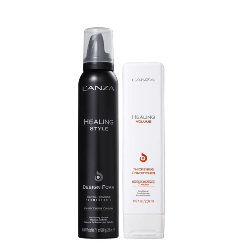 Kit L'Anza Healing Volume Foam (2 Produtos)