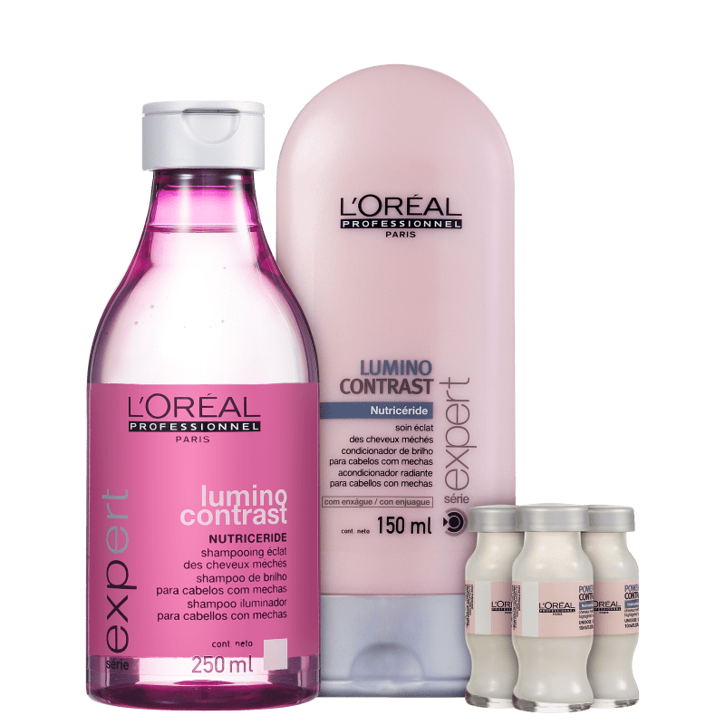 Kit L'Oréal Professionnel Expert Lumino Contrast Color Repair (3 Produtos)