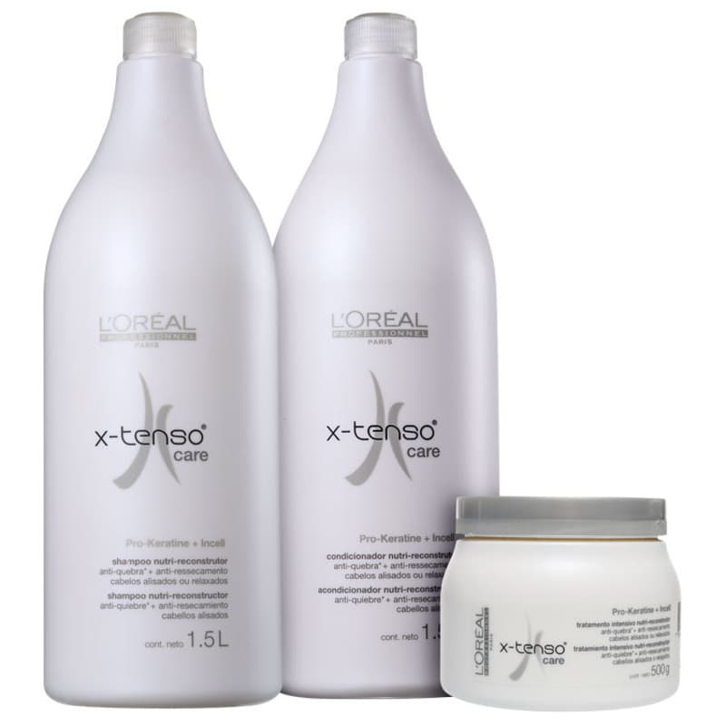 Kit L'Oréal Professionnel X-Tenso Care Salon (3 Produtos)