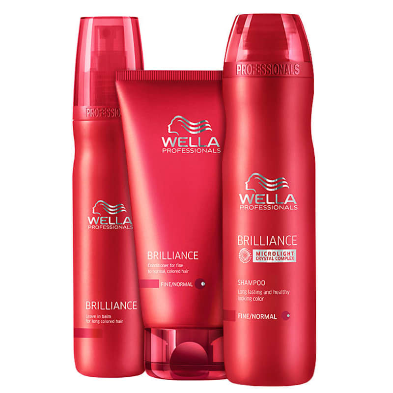 Kit Wella Professionals Brilliance Balm (3 Produtos)