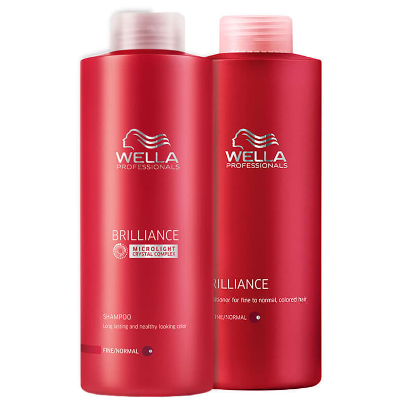 Kit Wella Professionals Brilliance Duo Litro (2 Produtos)